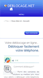 Mobile Screenshot of deblocage.net